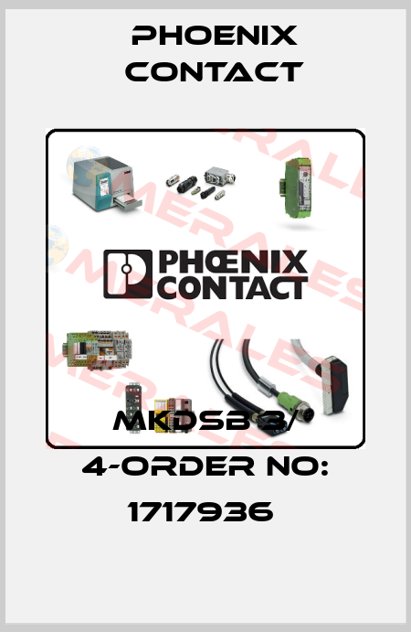 MKDSB 3/ 4-ORDER NO: 1717936  Phoenix Contact