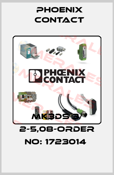 MK3DS 3/ 2-5,08-ORDER NO: 1723014  Phoenix Contact