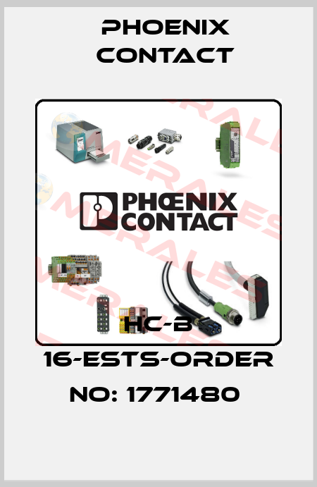 HC-B 16-ESTS-ORDER NO: 1771480  Phoenix Contact
