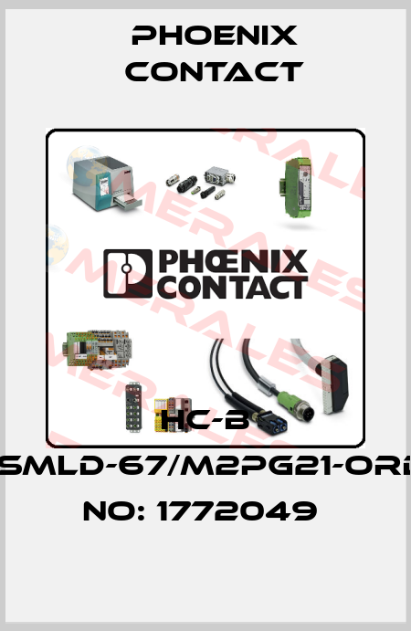 HC-B 24-SMLD-67/M2PG21-ORDER NO: 1772049  Phoenix Contact