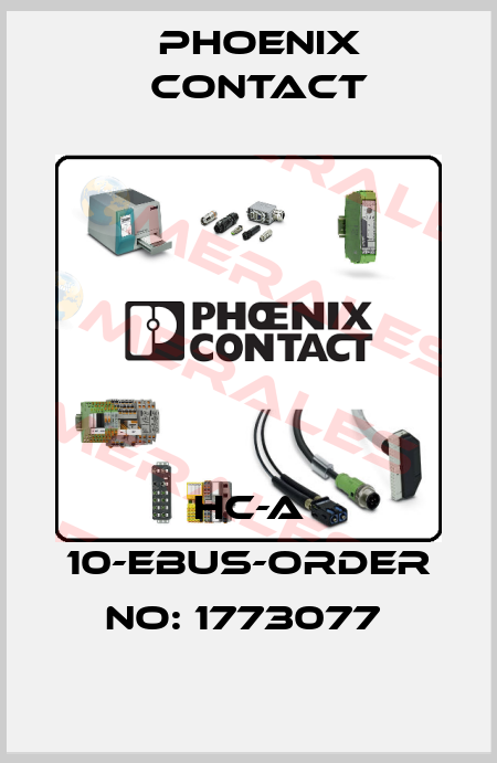 HC-A 10-EBUS-ORDER NO: 1773077  Phoenix Contact