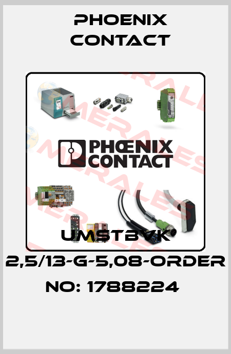 UMSTBVK 2,5/13-G-5,08-ORDER NO: 1788224  Phoenix Contact
