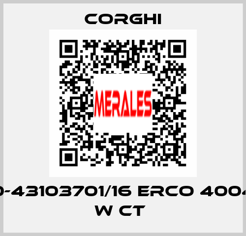 0-43103701/16 ERCO 4004 W CT  Corghi
