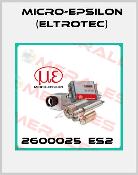 2600025  ES2  Micro-Epsilon (Eltrotec)