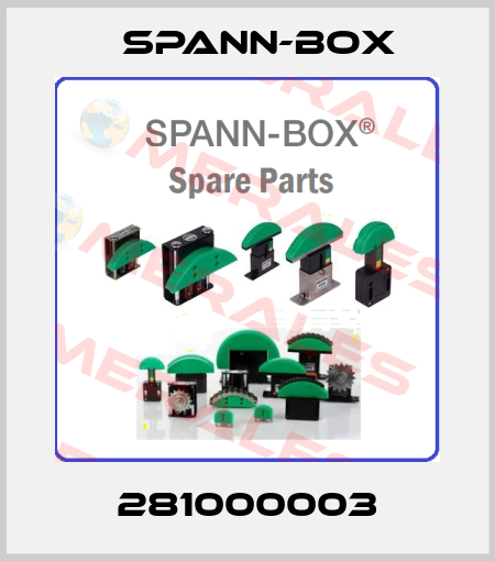 281000003 SPANN-BOX