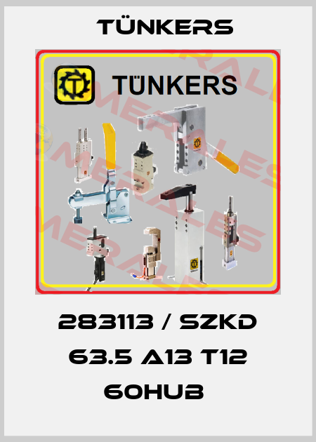 283113 / SZKD 63.5 A13 T12 60Hub  Tünkers