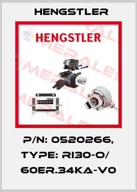 p/n: 0520266, Type: RI30-O/   60ER.34KA-V0 Hengstler