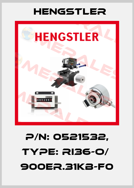p/n: 0521532, Type: RI36-O/  900ER.31KB-F0 Hengstler