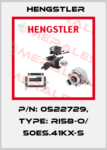 p/n: 0522729, Type: RI58-O/ 50ES.41KX-S Hengstler