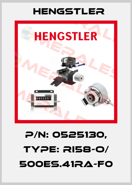 p/n: 0525130, Type: RI58-O/ 500ES.41RA-F0 Hengstler
