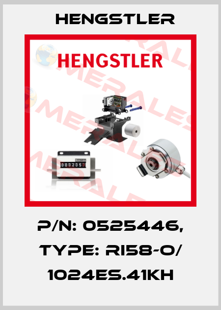p/n: 0525446, Type: RI58-O/ 1024ES.41KH Hengstler