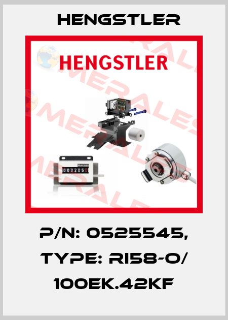 p/n: 0525545, Type: RI58-O/ 100EK.42KF Hengstler
