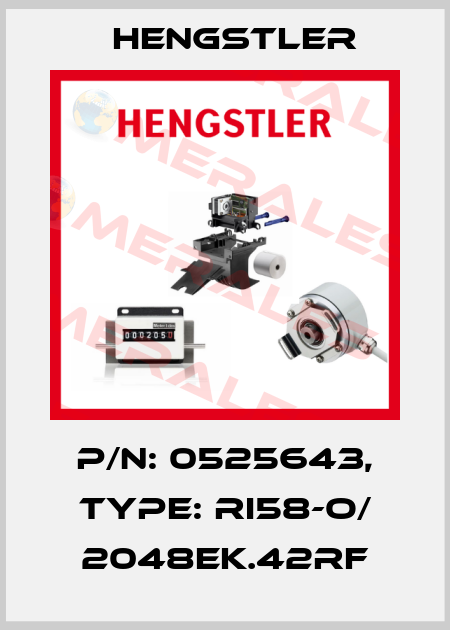 p/n: 0525643, Type: RI58-O/ 2048EK.42RF Hengstler