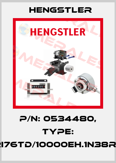 p/n: 0534480, Type: RI76TD/10000EH.1N38RF Hengstler