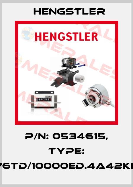 p/n: 0534615, Type: RI76TD/10000ED.4A42KF-C Hengstler