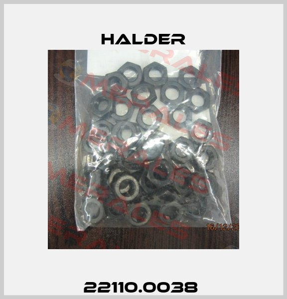 22110.0038  Halder