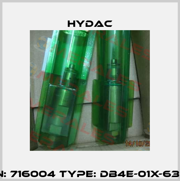 P/N: 716004 Type: DB4E-01X-630V Hydac