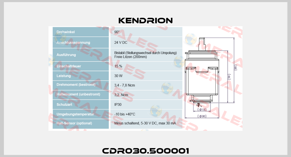 CDR030.500001 Kendrion