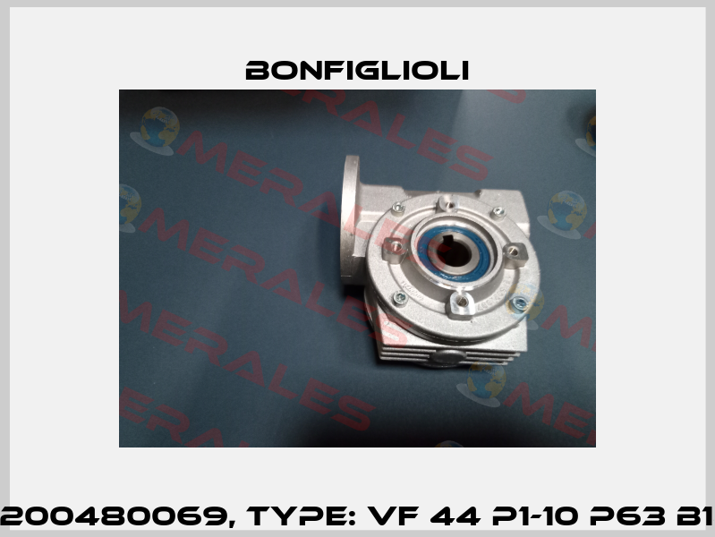 P/N: 200480069, Type: VF 44 P1-10 P63 B14 B3 Bonfiglioli