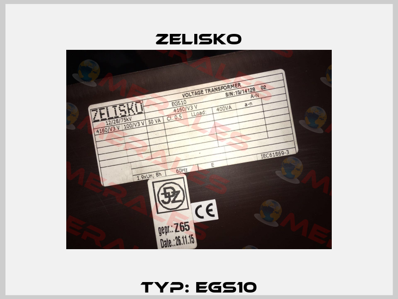 Typ: EGS10 Zelisko