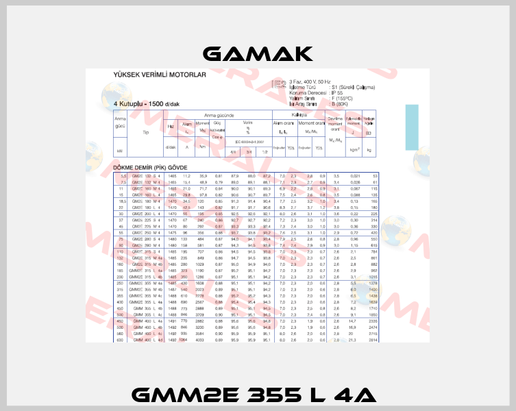 GMM2E 355 L 4a  Gamak
