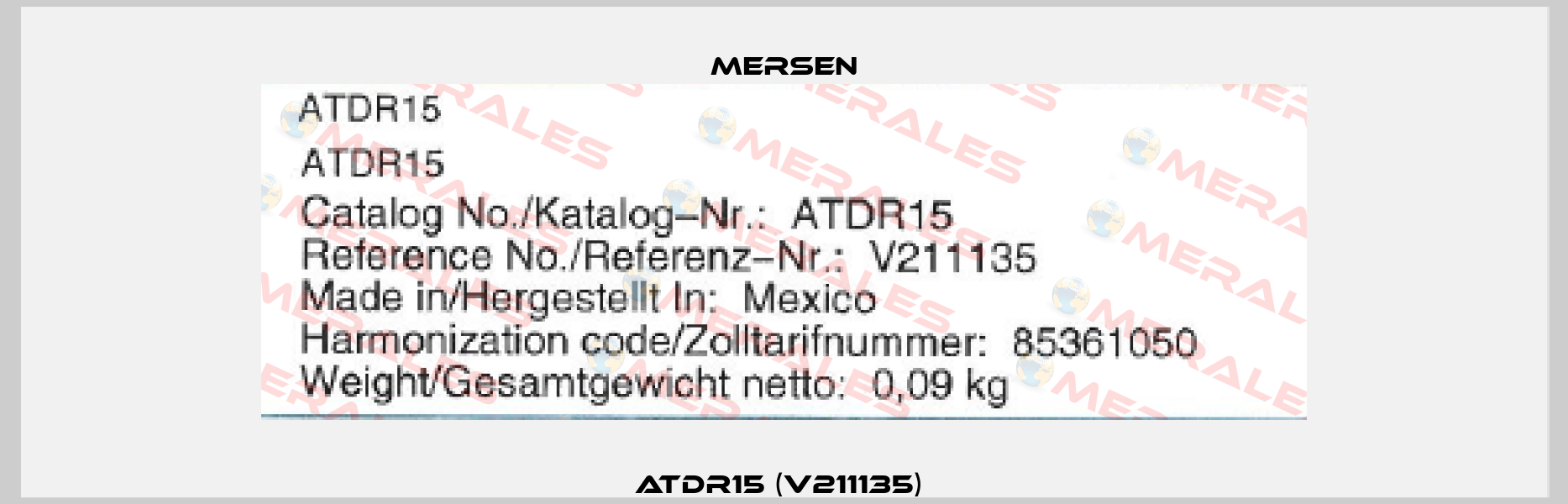 ATDR15 (V211135)  Mersen