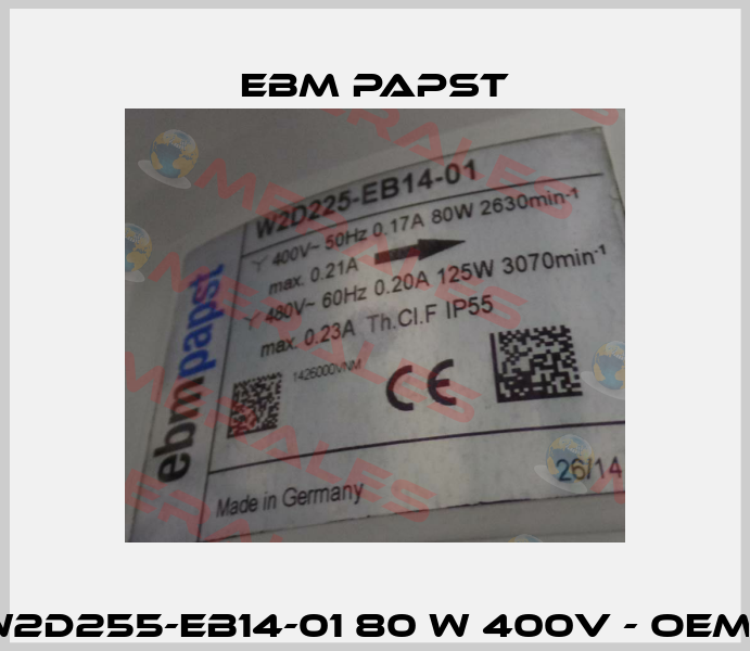 W2D255-EB14-01 80 W 400V - OEM   EBM Papst