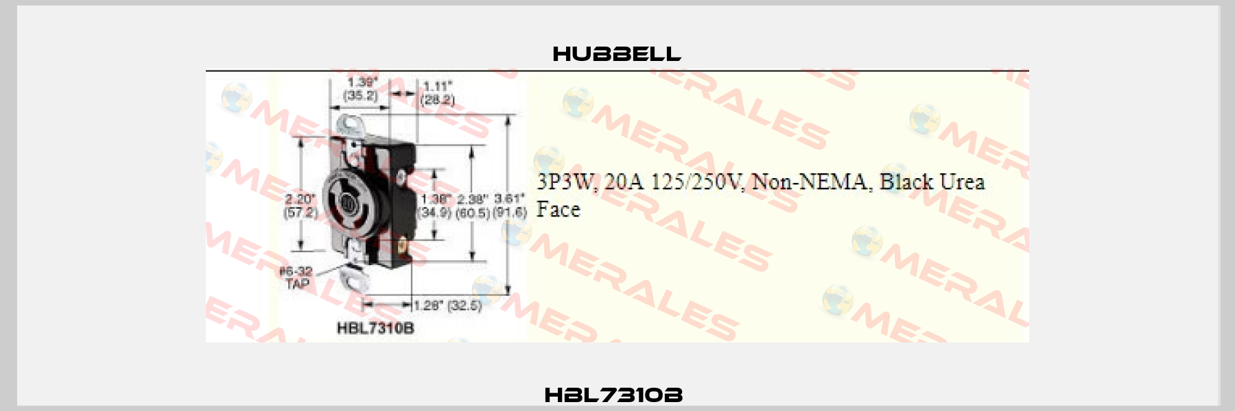 HBL7310B  Hubbell