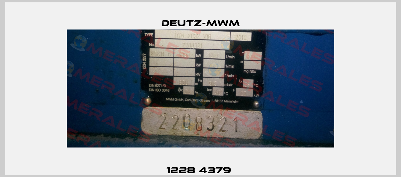 1228 4379  Deutz-mwm
