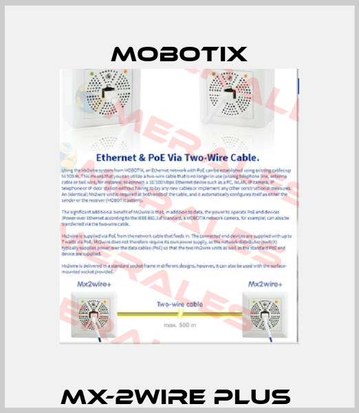 MX-2wire plus  MOBOTIX