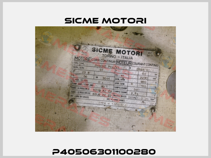 P40506301100280  Sicme Motori