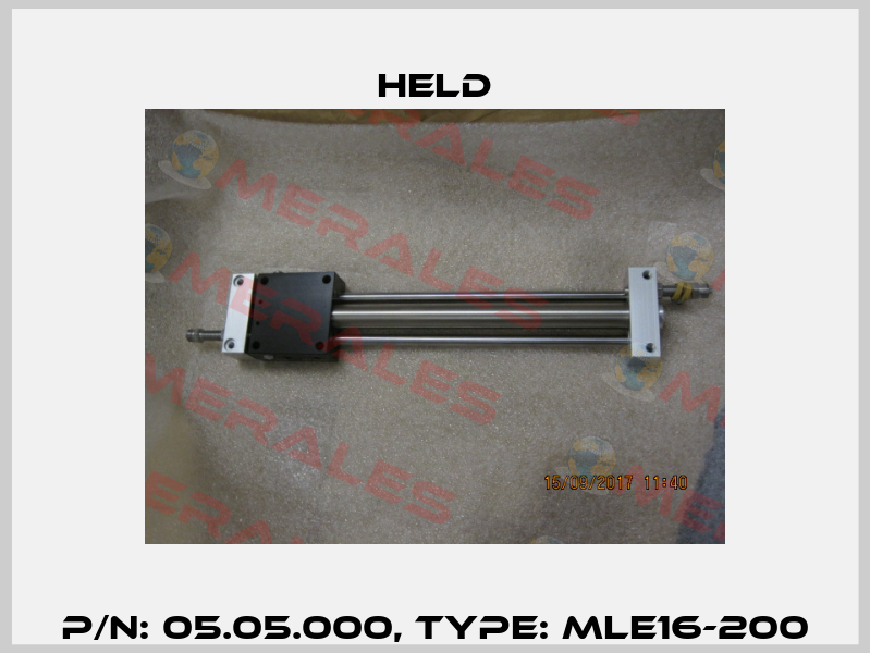 P/N: 05.05.000, Type: MLE16-200 Held