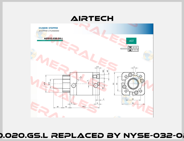 AST030.020.GS.L REPLACED BY NYSE-032-020-280  Airtech