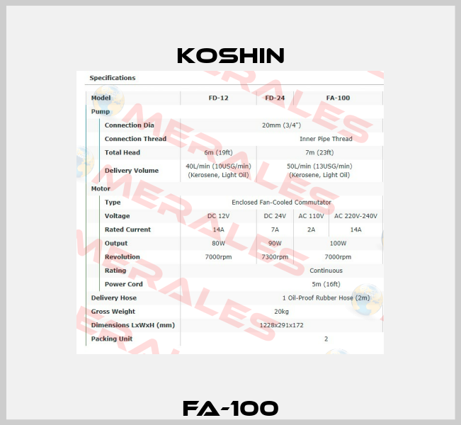 FA-100 Koshin