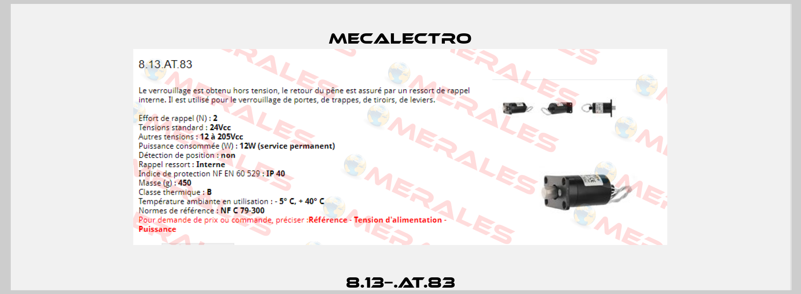 8.13−.AT.83 Mecalectro