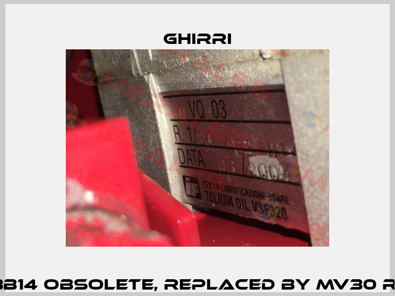 MVQ 03 1/80 63B14 obsolete, replaced by MV30 R=1:80 G63 B14 ^  Ghirri