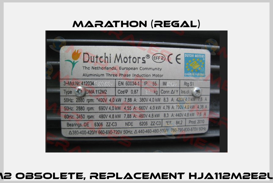 DMA 112M2 obsolete, replacement HJA112M2E2U46R R12  Marathon (Regal)