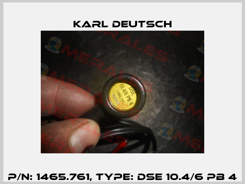 p/n: 1465.761, type: DSE 10.4/6 PB 4 Karl Deutsch
