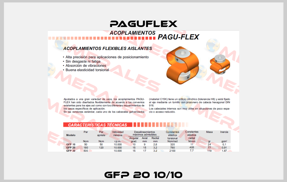 GFP 20 10/10 Paguflex