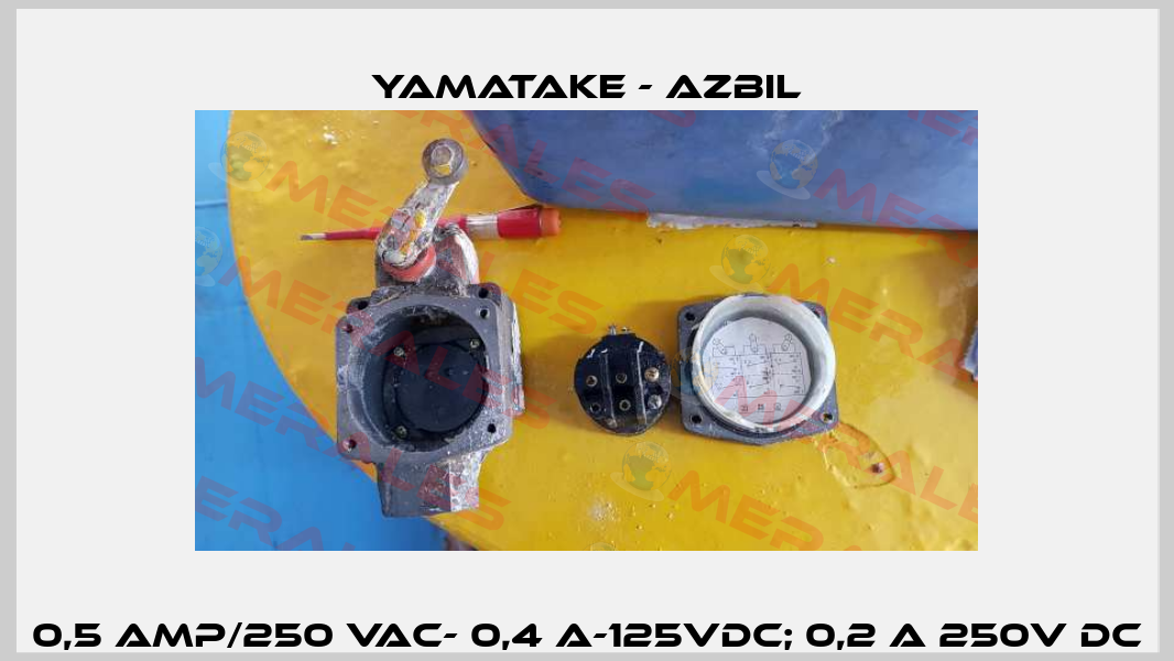 0,5 AMP/250 VAC- 0,4 A-125VDC; 0,2 A 250V DC Yamatake - Azbil