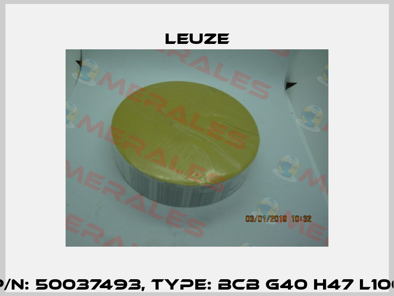 p/n: 50037493, Type: BCB G40 H47 L100 Leuze