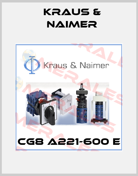CG8 A221-600 E Kraus & Naimer