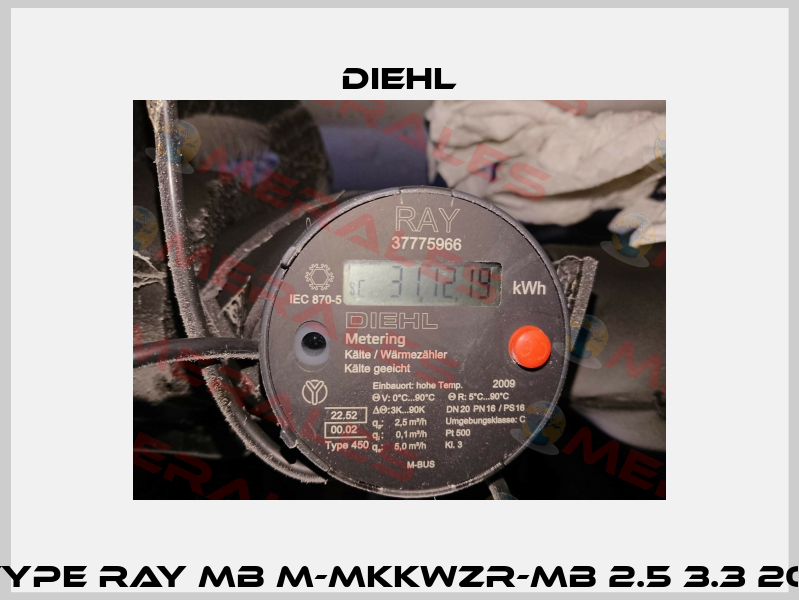 3101846, type RAY MB M-MKKWZR-MB 2.5 3.3 20 130 90 16 Diehl