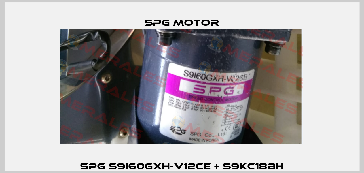 SPG S9I60GXH-V12CE + S9KC18BH Spg Motor