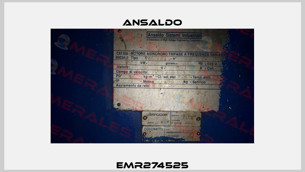 EMR274525 Ansaldo