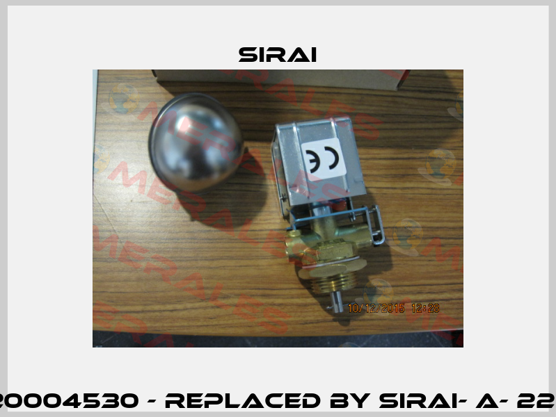 SIRAI-A-225/7-N  20004530 - replaced by SIRAI- A- 225/10-N, 20004822  Sirai