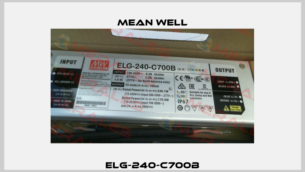 ELG-240-C700B Mean Well