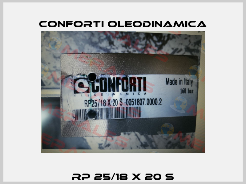 RP 25/18 X 20 S Conforti Oleodinamica