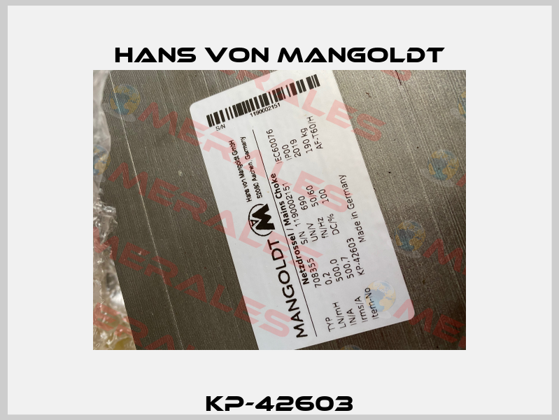 KP-42603 Hans von Mangoldt