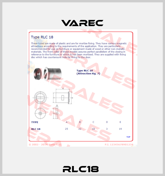 RLC18  Varec